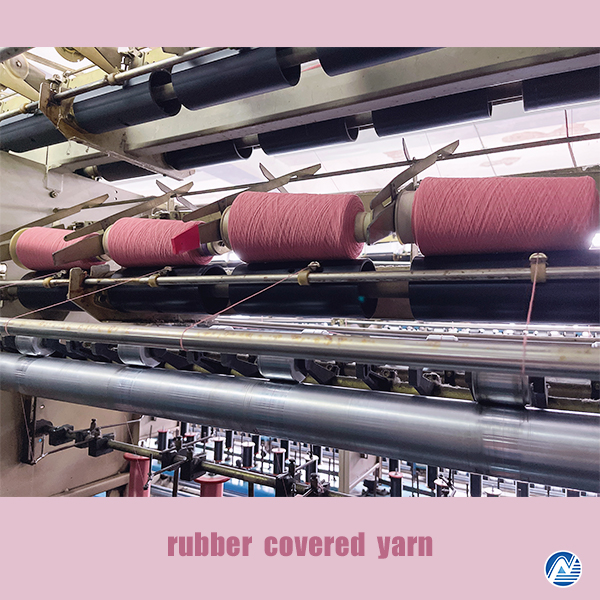 latex rubber yarn covering machine in China